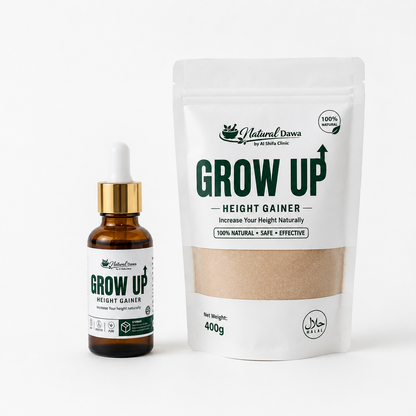 Grow Up Height Gainer Combo –  Height Gain Powder + Growth Drops